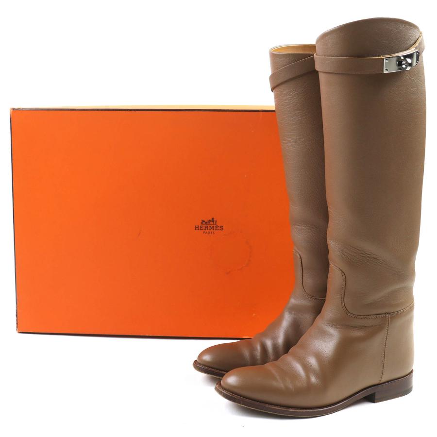 HERMES（エルメス） 美品△HERMES ジャンピングブーツ シルバー金具