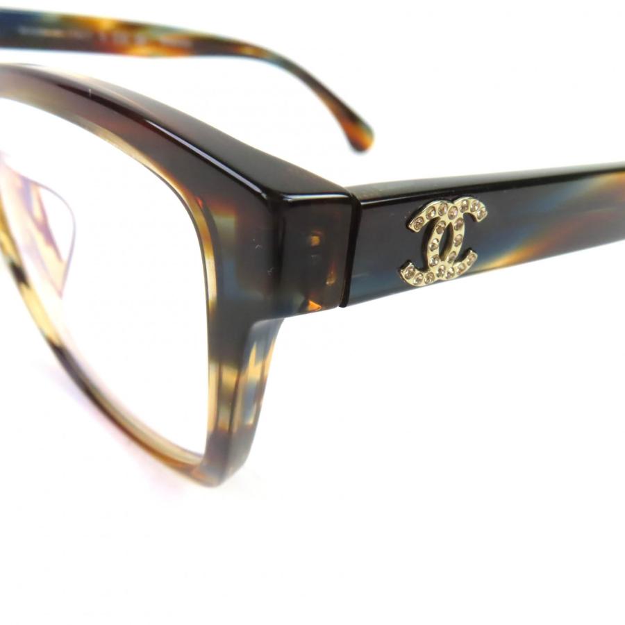 CHANEL（シャネル） 美品◇CHANEL 3451-B-A ココマーク ラインストーン