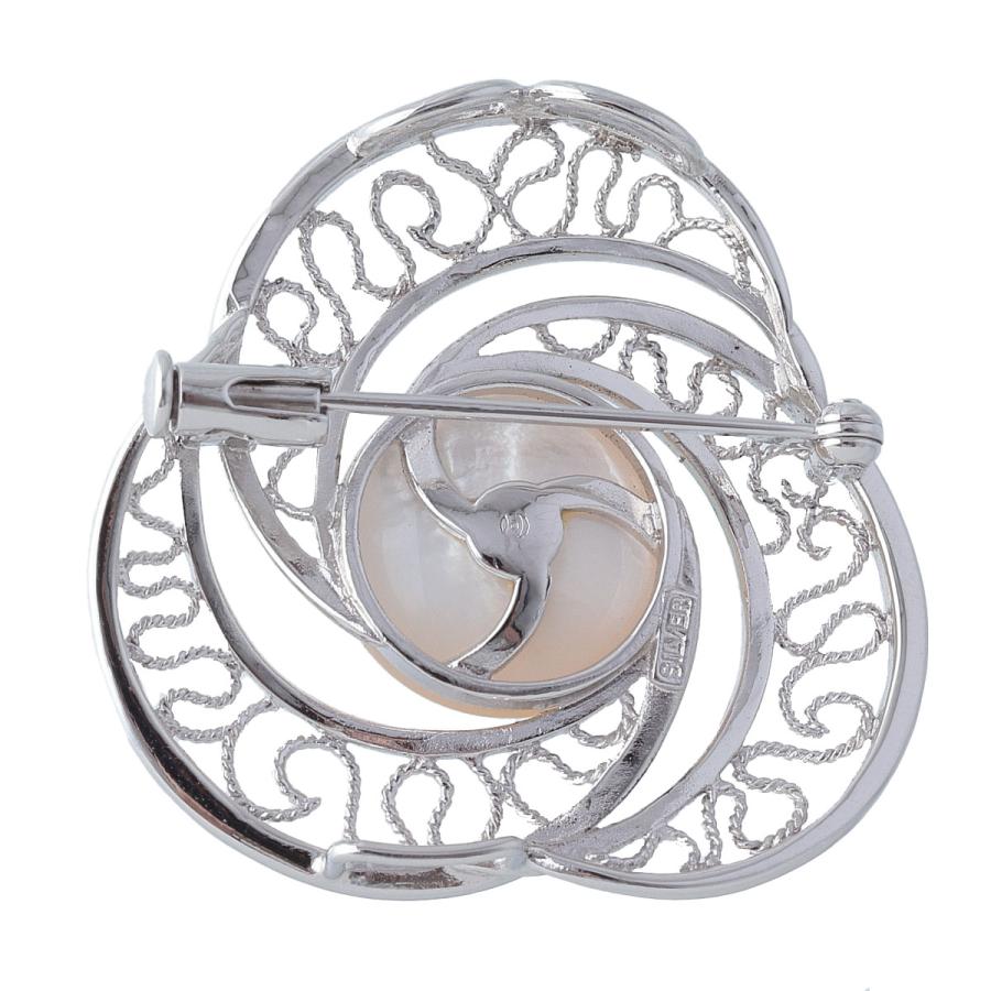 TASAKI（タサキ） マベパール ペンダント ブローチ シルバー パール