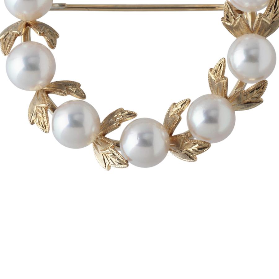 MIKIMOTO（ミキモト） パール ブローチ サークル 現行モデル アコヤ