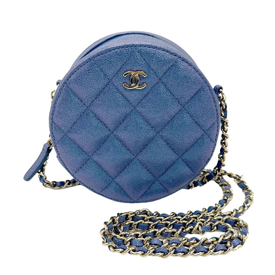 CHANEL（シャネル） ショルダーバッグ ポシェット レザー メタリック