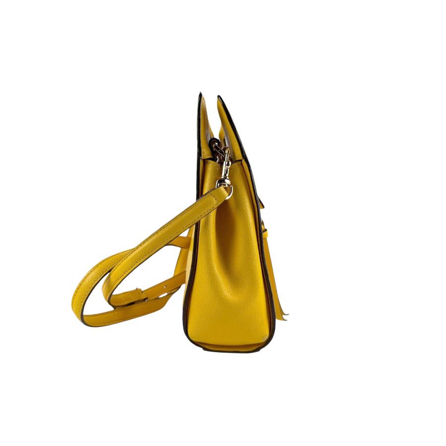 COACH（コーチ） ショルダーバッグ ハンドバッグ レザー イエロー