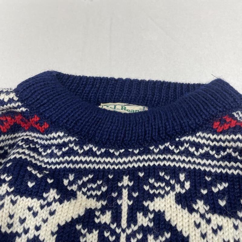 エルエルビーン 80s 肉厚 ビンテージ バーズアイ ノルウェーニット