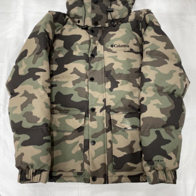 コロンビア ロック フォール ダウン ジャケット カモフラ 迷彩 オムニ