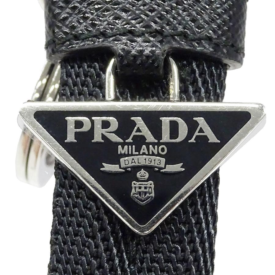 PRADA（プラダ） キーリング メンズ ブランド ナイロン ブラック