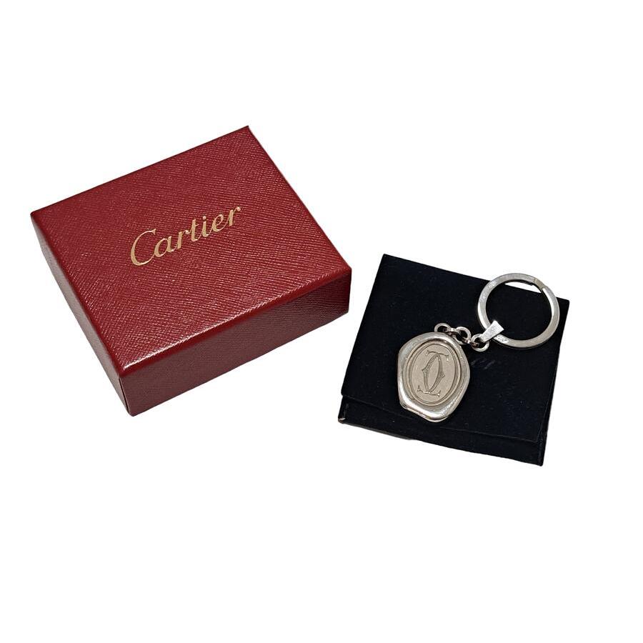 Cartier（カルティエ） キーリング 2Cモチーフ デコール ロゴプレート