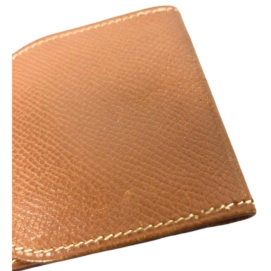 HERMES（エルメス） ペンケース 型押し レザー ス ブラウン 筆記用具
