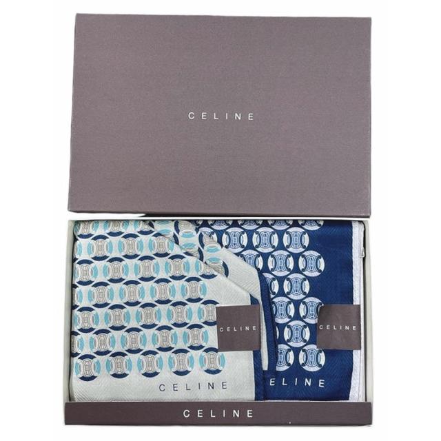 CELINE（セリーヌ） 未使用 ハンカチ 箱入り 2枚セット マカダム