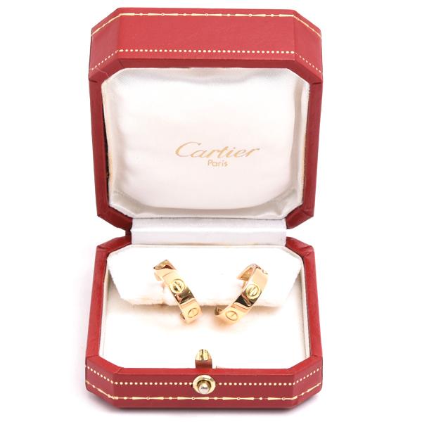 LOVE（Cartier） カルティエ ピアス レディース ラブ フープ 5.4mm幅