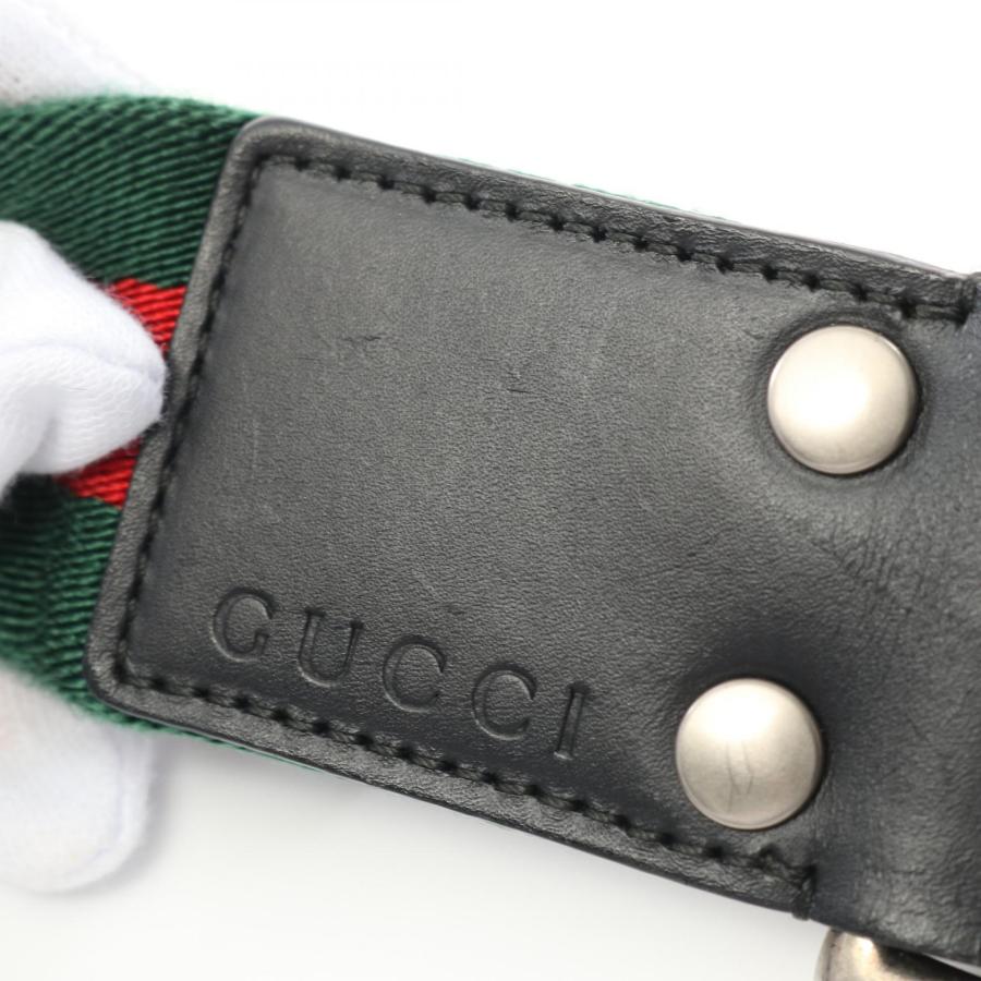 GUCCI（グッチ） シェリーライン ブランドオフ キャンバス ベルト