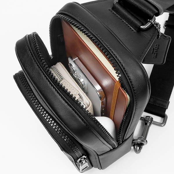 COACH（コーチ） ボディバッグ メンズ レディース シグネチャー 縦型