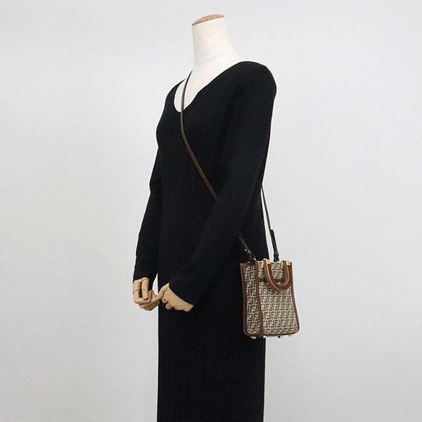FENDI（フェンディ） ショルダーバッグ FENDI FFファブリック ズッカ柄