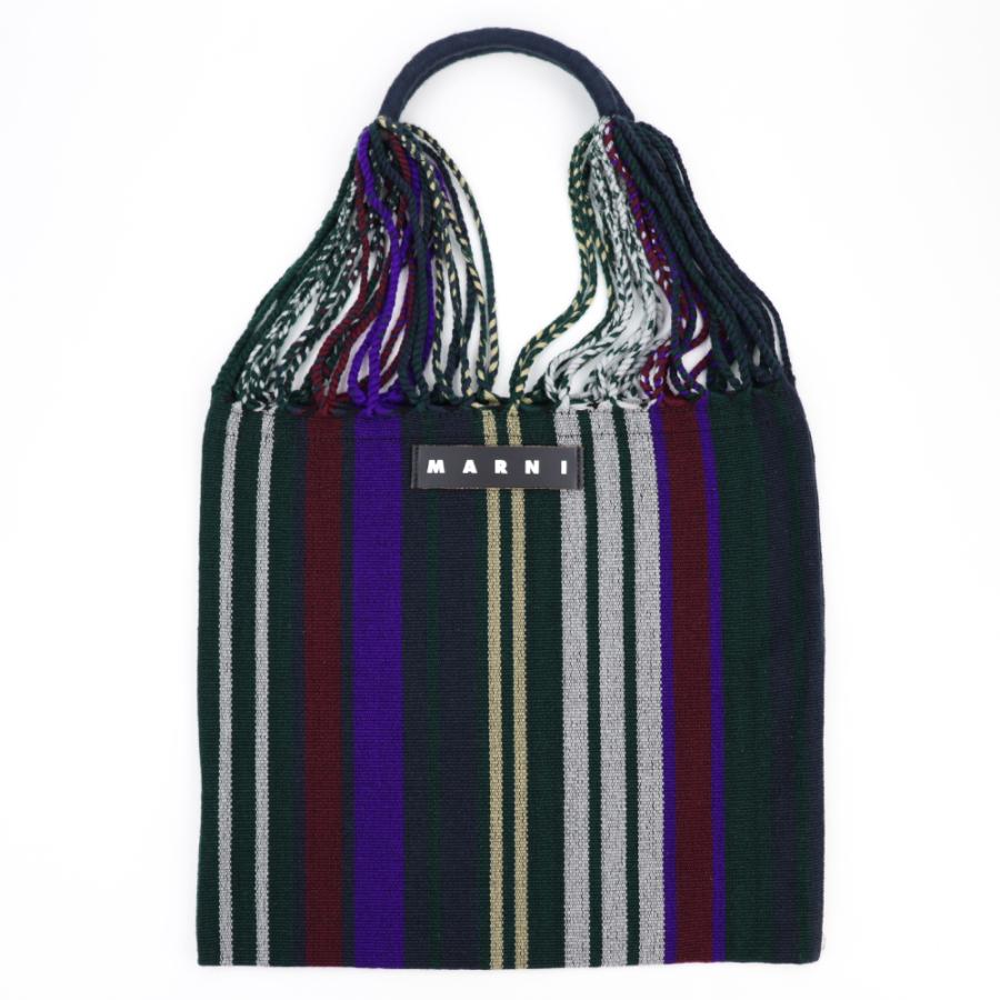 MARNI（マルニ） マルニフラワーカフェ ハンモックバッグ ストライプ
