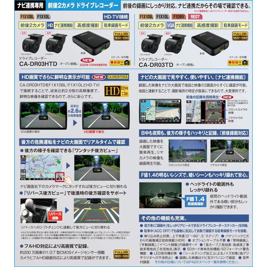 Strada CA-DR03HTD 新品未開封 送料無料 カーナビ連動ドライブ