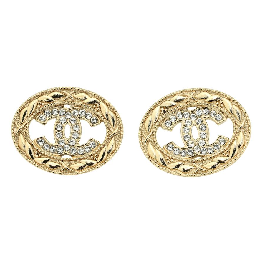 CHANEL（シャネル） 並行輸入 ピアス ドームボタン CHANEL PIERCE