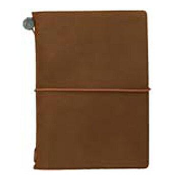 デザインフィル トラベラーズノート パスポートサイズ キャメル