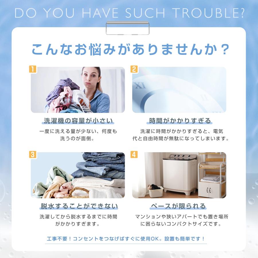 二槽式】洗濯機 洗濯容量10kg 脱水容量8kg 10キロ キレイ タイマー