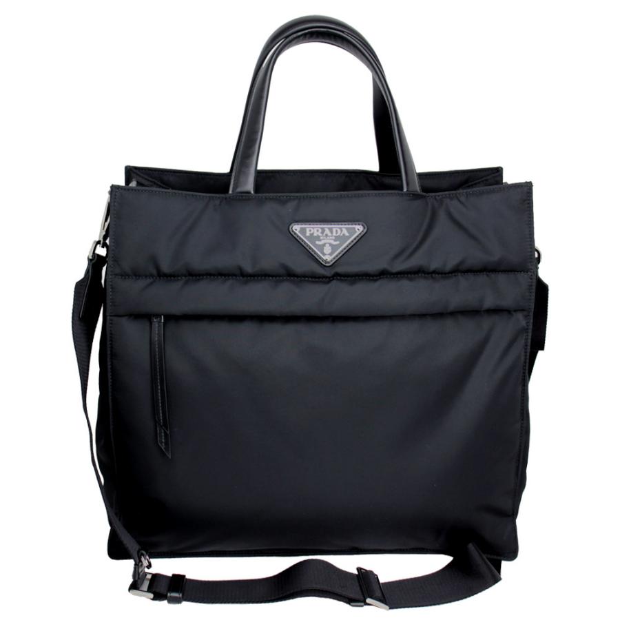 PRADA ブラック ナイロン トートバッグ PRADA ブラック ナイロン