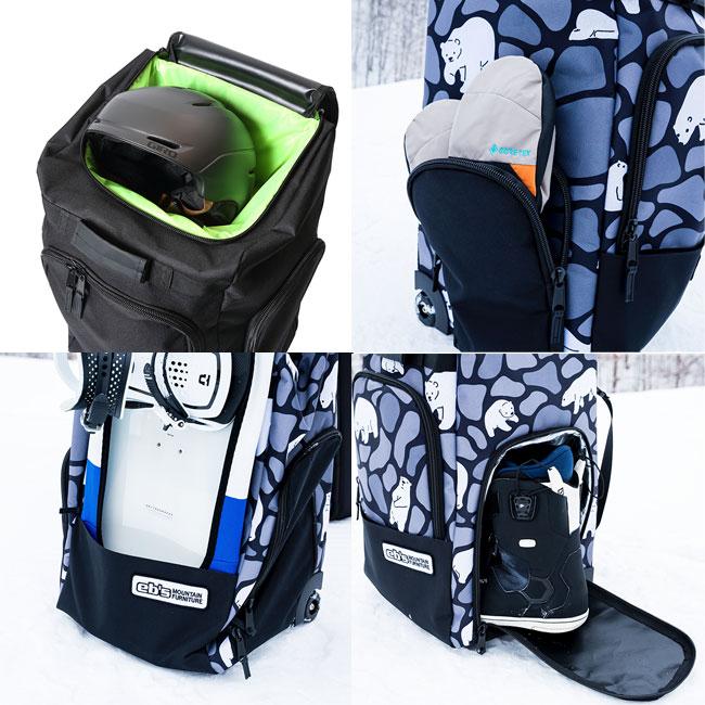 eb's（エビス） バッグ CONTAINER WHEEL & TOTE BAG セット ウィール付