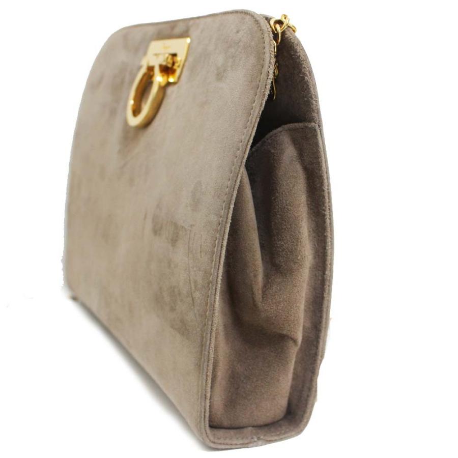 サルヴァトーレフェラガモ チェーン ガンチーニ金具 ショルダーバッグ