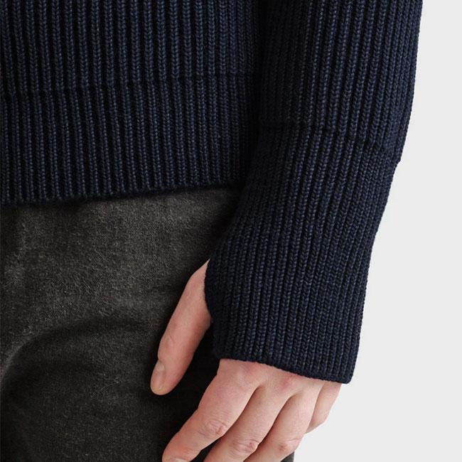 ANDERSEN-ANDERSEN アンデルセンアンデルセン NAVY CREWNECK 5GG