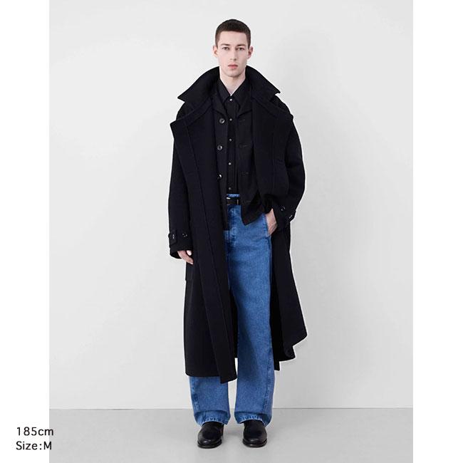 LEMAIRE ルメール ダブルウール ラップコート CO1037 LF1116 ロング