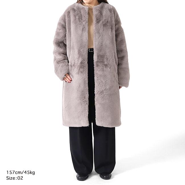 TATRAS タトラス TAMIL タミル エコファー ノーカラーコート