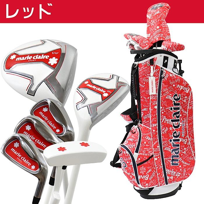 Marie Claire（マリ クレール） レディース ゴルフセット（クラブ6本＋