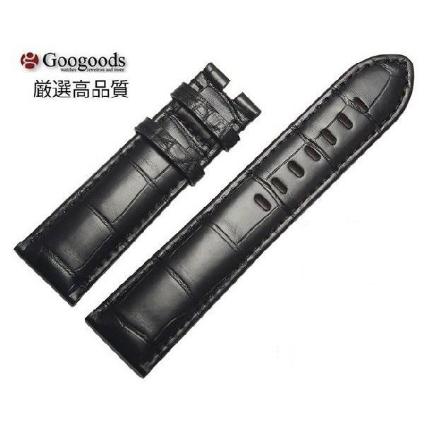 For Montblanc モンブラン 汎用ワニレザーベルト 受注生産品 腕時計