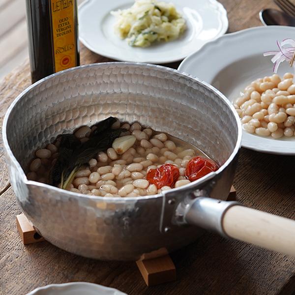 姫野作． 本手打アルミ行平鍋 7寸 雪平鍋 板厚3.5mm 日本製 アルミ