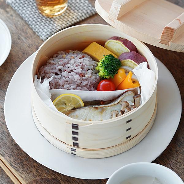 山一 ミニ和せいろ 18 一段鍋セット ひのき 1合 鍋付き 国産 蒸籠