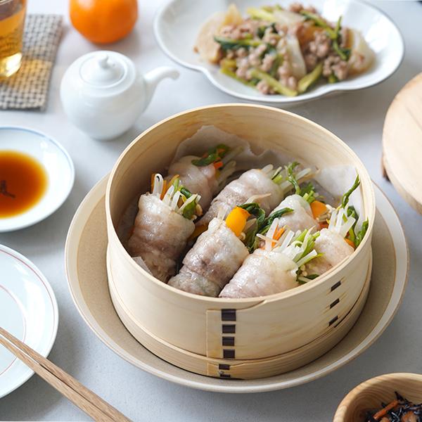 山一 ミニ和せいろ 18 一段鍋セット ひのき 1合 鍋付き 国産 蒸籠