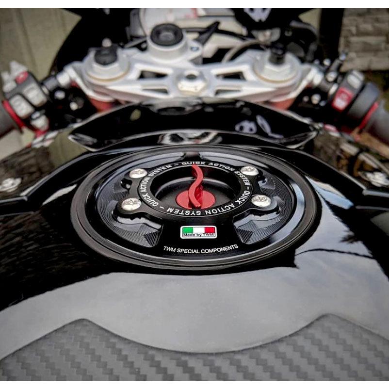 TKPR01 TWMタンクキャップ/KAWASAKI 7穴用/クイックTYPE : GARUDA