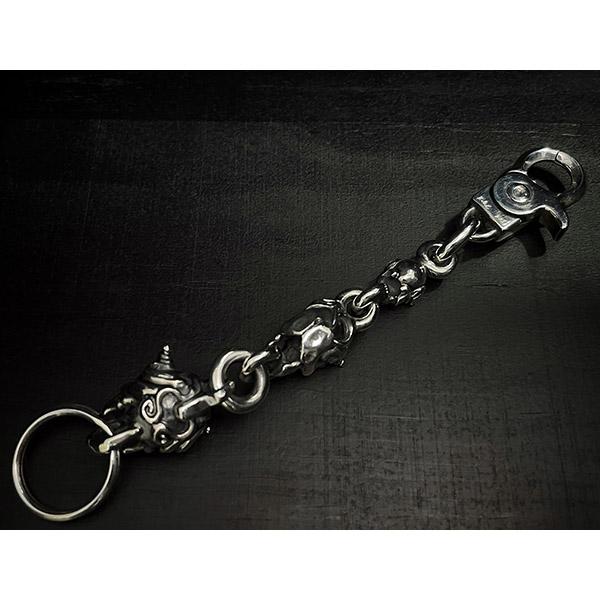 F.A.L トリプルス ウィルキー チェーン メンズ キーリング 鍵 収納