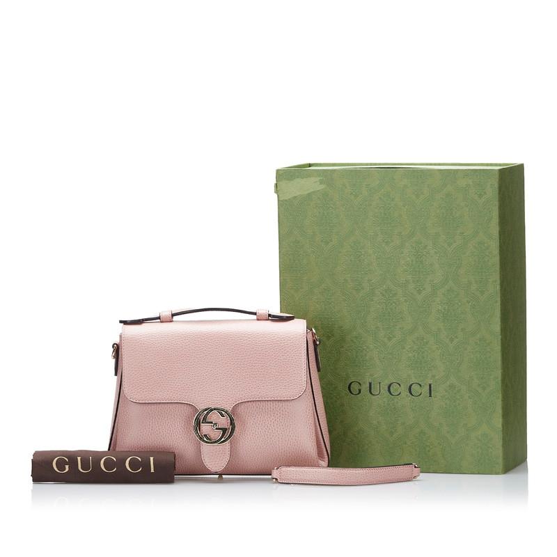 GUCCI（グッチ） インターロッキングG ハンドバッグ ショルダーバッグ