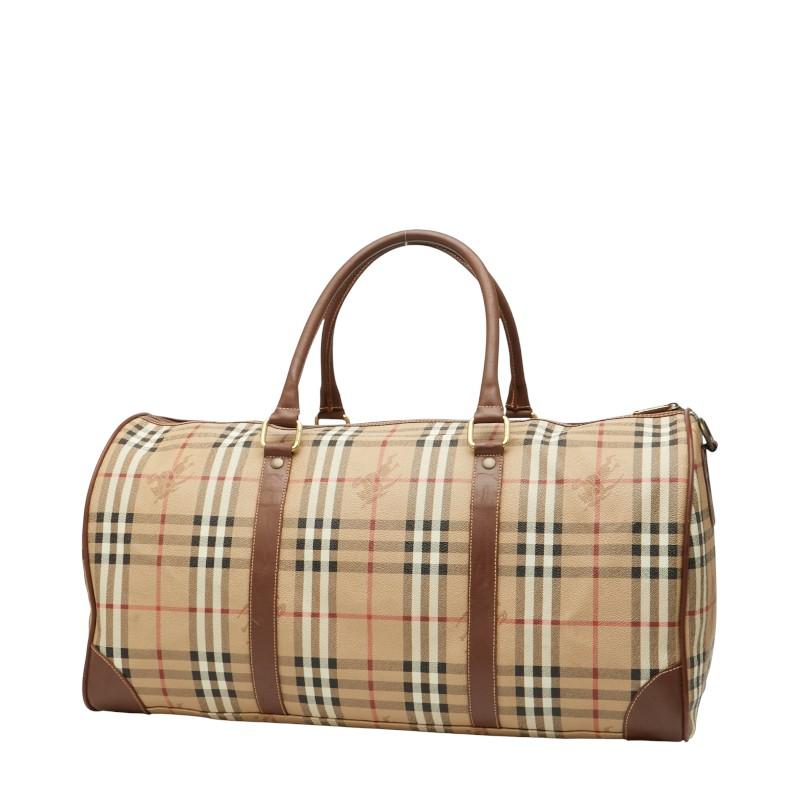 BURBERRY（バーバリー） ノバチェック シャドーホース ボストンバッグ