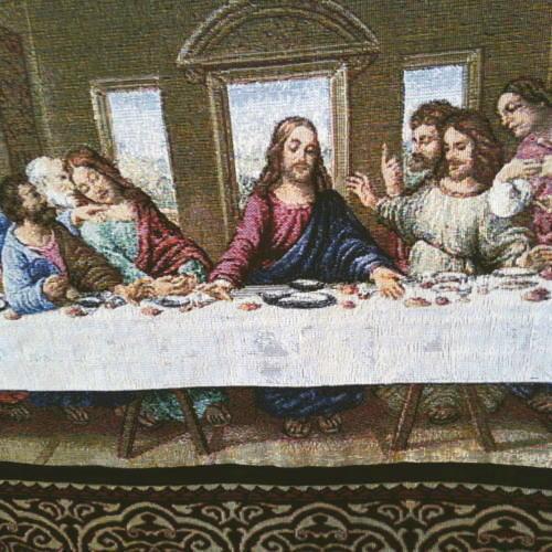 タペストリー 壁掛け イエスキリスト 最後の晩餐 レオナルド ダビンチ