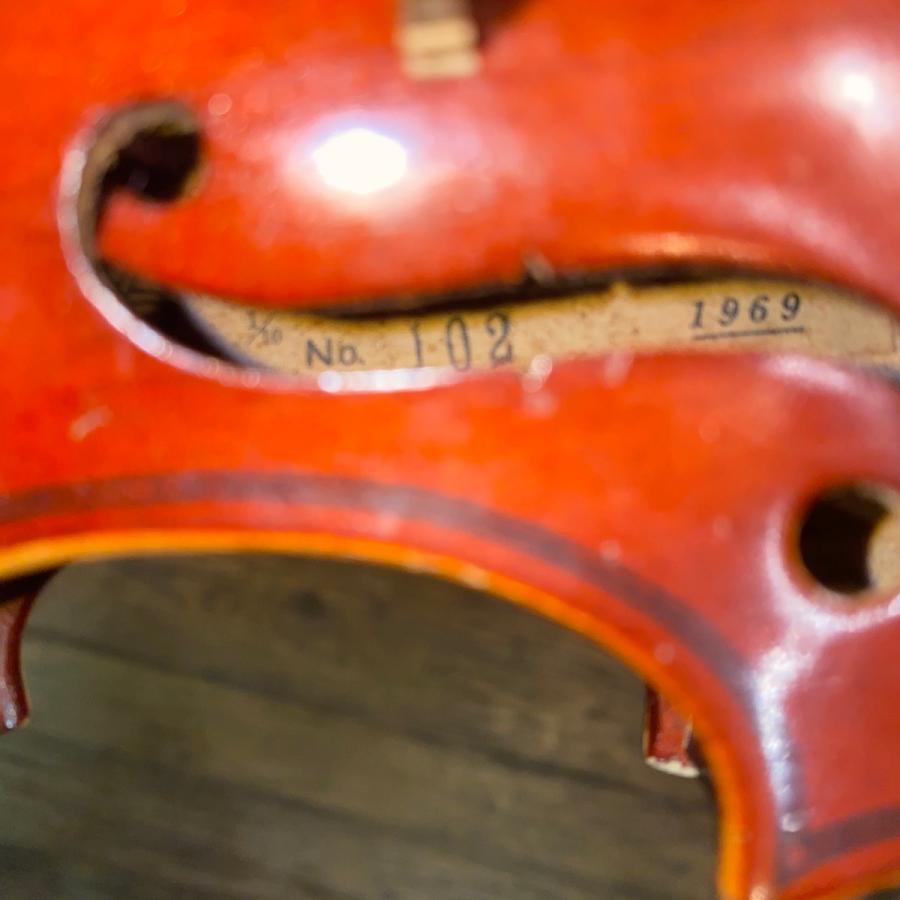 スズキ（SUZUKI） Suzuki No.102 1/10 1969年 Violin 分数バイオリン