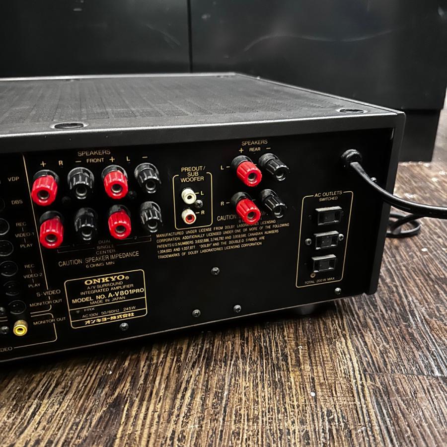 ONKYO（オンキヨー） Onkyo A-V801PRO AVアンプ オンキョー - z943