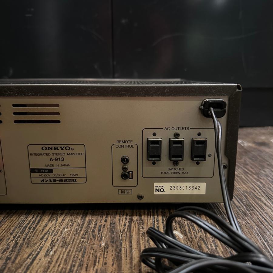 ONKYO（オンキヨー） Onkyo A-913 1990年代 オンキョー プリメイン