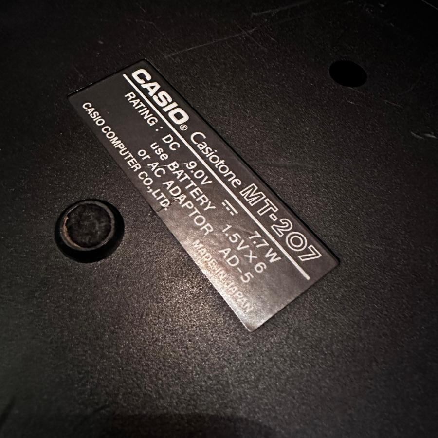 CASIO（カシオ） Casio MT-207 Keyboard キーボード -e087 : GrunSound