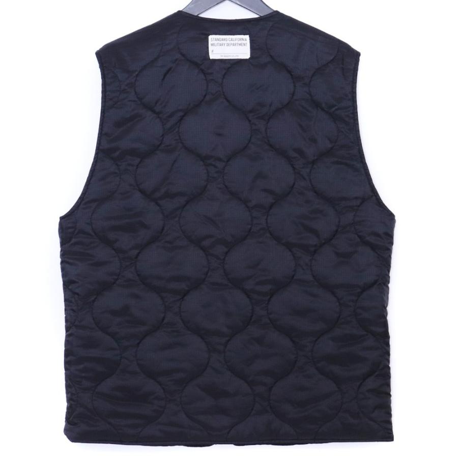 STANDARD CALIFORNIA SD Reversible Army Vest Lサイズ ブラック
