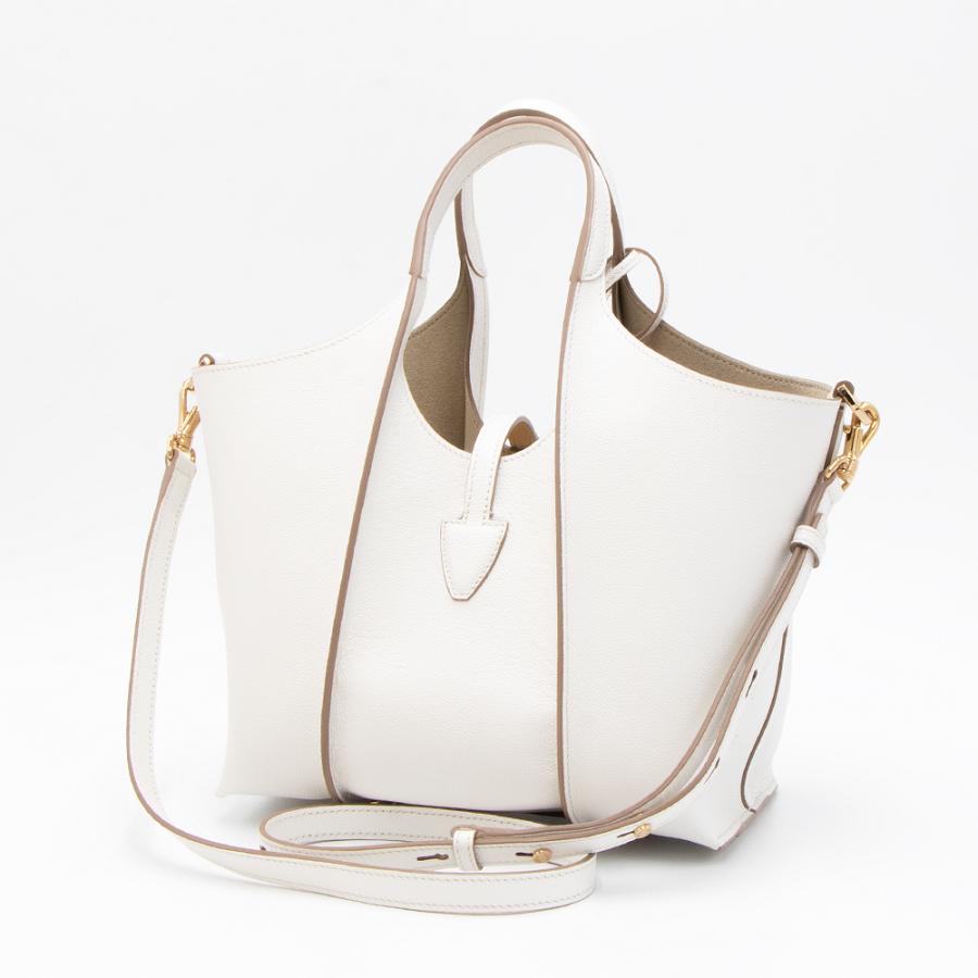 TOD'S（トッズ） トートバッグ ミニ ホワイト T TIMELESS T タイムレス