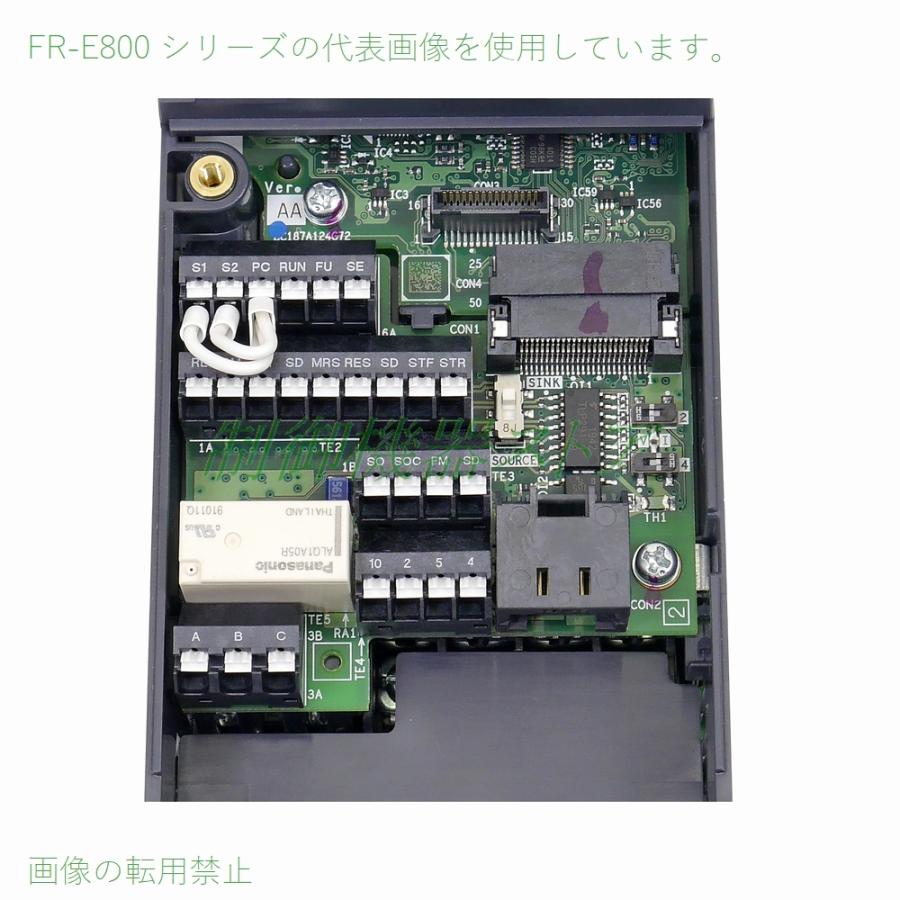 三菱電機（MITSUBISHI ELECTRIC） FR-E820-0.4K-1 三相200v 適用モータ