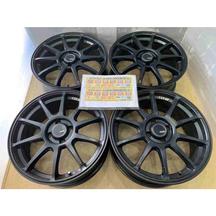 SSR SSR GTV02 アルミホイール 17 7j +42 マットブラック 艶消し黒 4穴