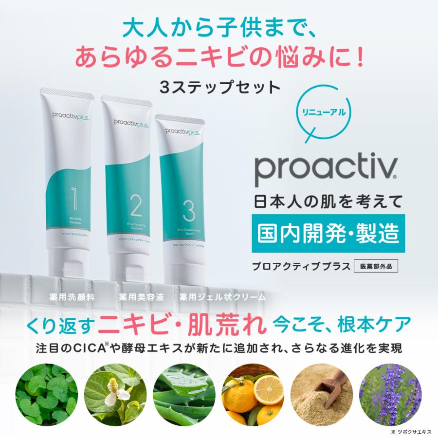 プロアクティブ＋ 15%OFF☆NEW ニキビケア ニキビ跡 スマートセット 30