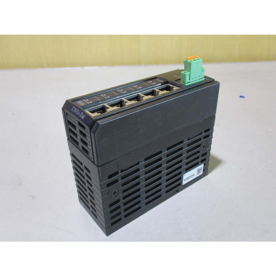 中古 KEYENCE NE-Q05 EtherNet/IP対応イーサネットスイッチ5ポート