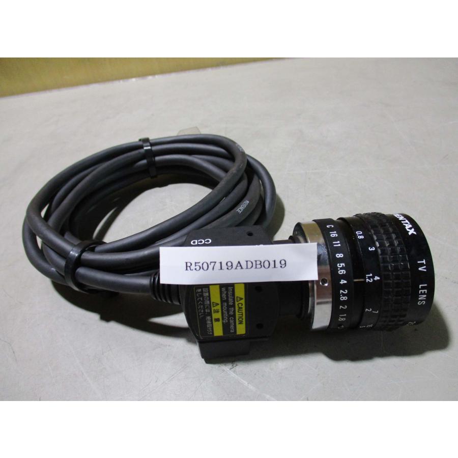 中古 KEYENCE 画像センサ コントローラー CCDカメラ CV-505/PENTAX TV