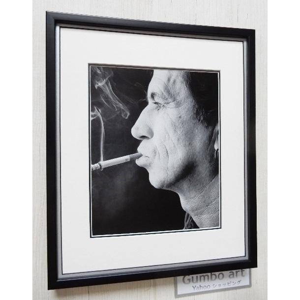 キース・リチャーズ/Smoking Marlboro/アートピク額装/Keith Richards