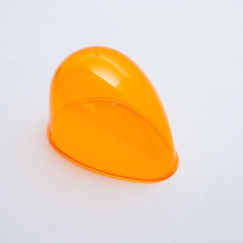 パトライトカバー グローブ レンズ 流線型回転灯 黄色 : グランプリ